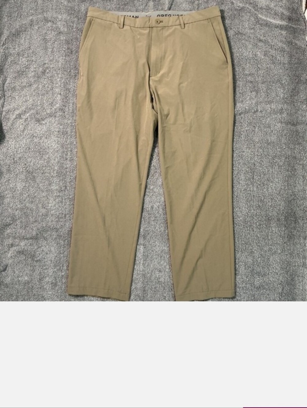 Wrangler Authentic Jeans Mens 40x32 Tan Khaki Straight Leg Cotton 97LRWBH